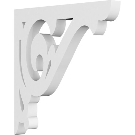 Ekena Millwork Bordeaux Architectural Grade PVC Bracket, 5/8"W X 6"D X 6"H BKTP01X06X06BO